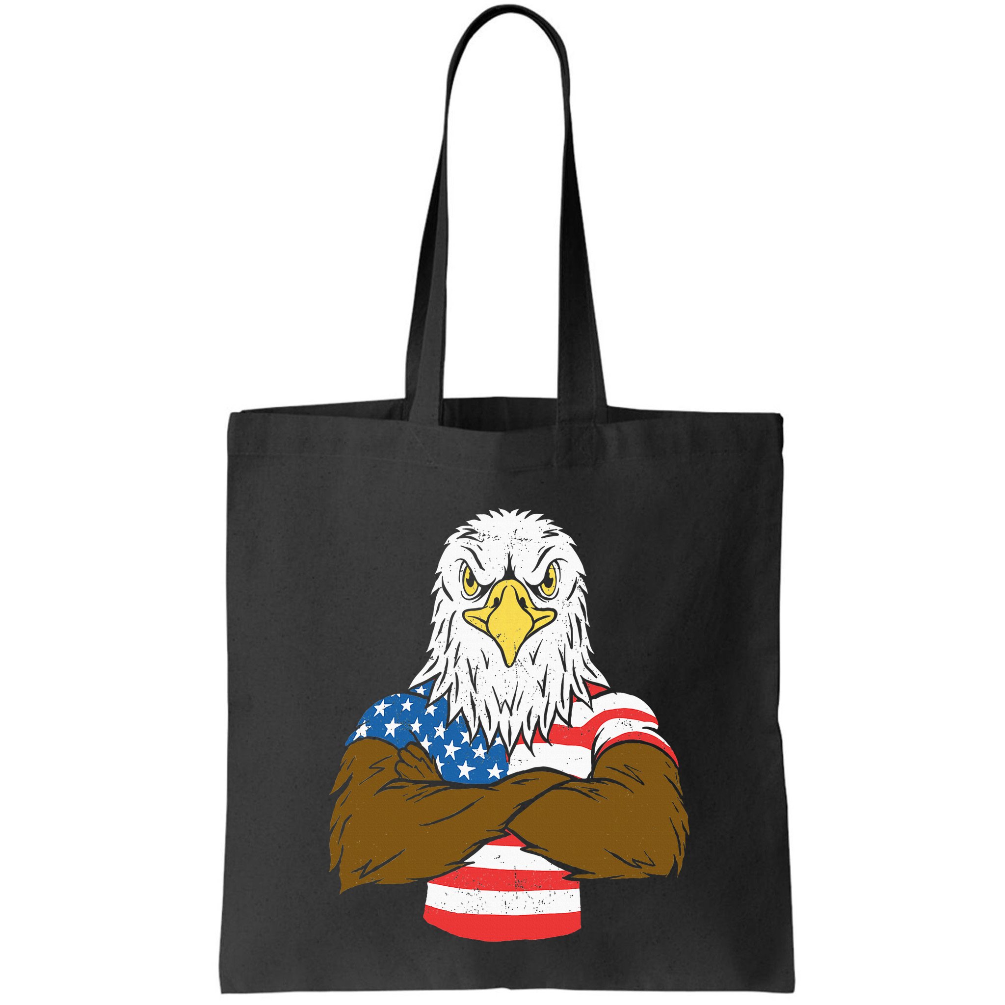 Patriotic Bald Eagle Usa American Flag Bag