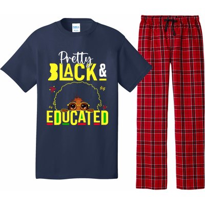 Pretty Black & Educated African American Black History Pajama Set