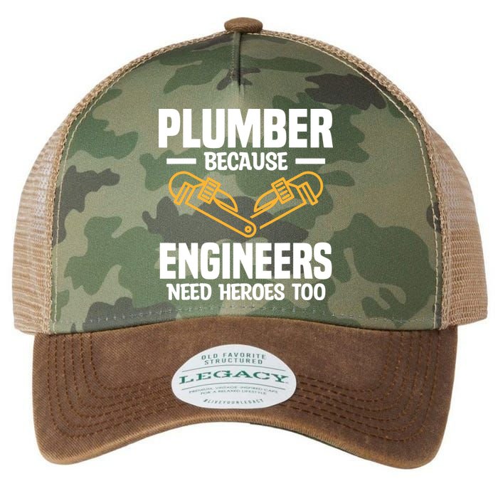 Plumber Because Engineers Need Heroes Too Plumbing Plumbers Legacy Tie Dye Trucker Hat