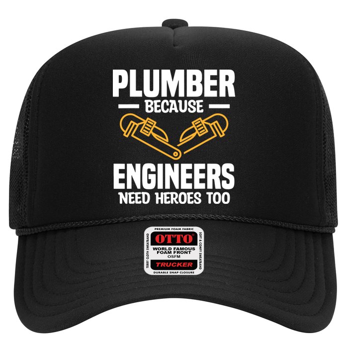 Plumber Because Engineers Need Heroes Too Plumbing Plumbers Hat