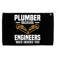Plumber Because Engineers Need Heroes Too Plumbing Plumbers Grommeted Golf Towel