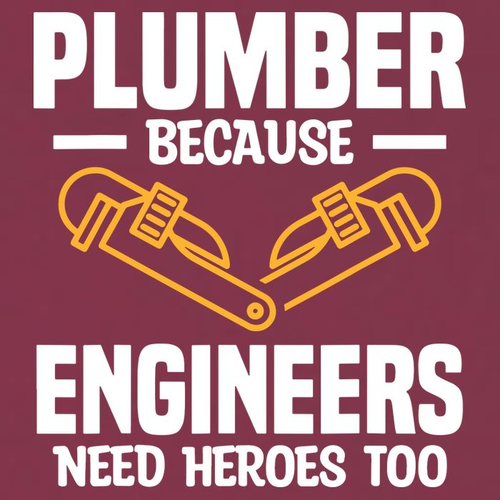 Plumber Because Engineers Need Heroes Too Plumbing Plumbers 16oz Travel Tumbler