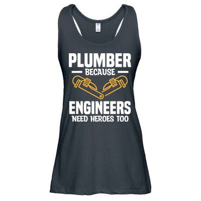 Plumber Because Engineers Need Heroes Too Plumbing Plumbers Ladies Essential Flowy Tank