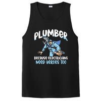 Plumber Because Electricians Need Heroes Too Pipe Plumbing PosiCharge Competitor Tank