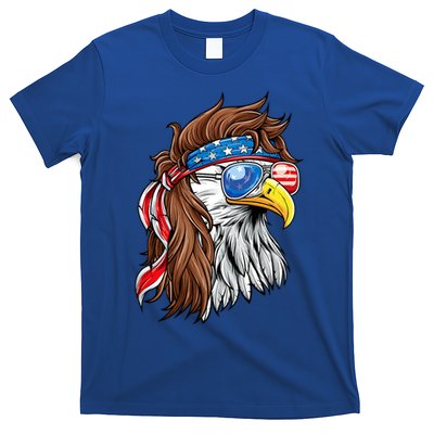 Patriotic Bald Eagle Mullet Usa American Flag 4th Of July T-Shirt