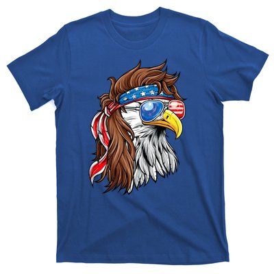 Patriotic Bald Eagle Mullet Usa American Flag 4th Of July T-Shirt