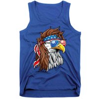 Patriotic Bald Eagle Mullet Usa American Flag 4th Of July Tank Top