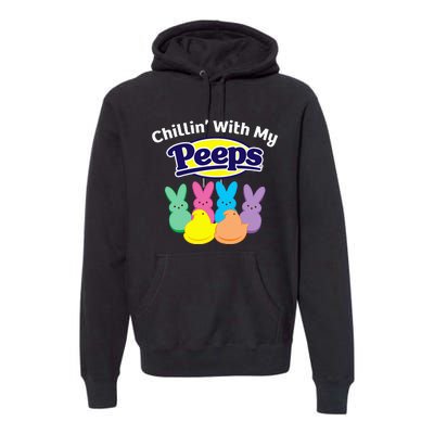 Peeps Black Easter Premium Hoodie