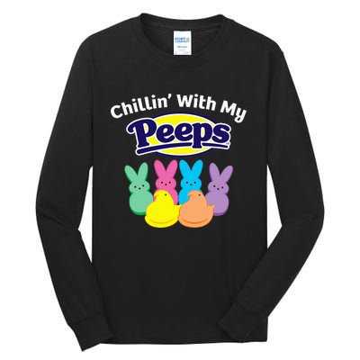 Peeps Black Easter Tall Long Sleeve T-Shirt