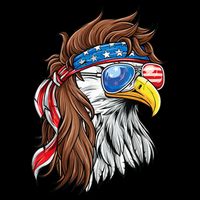 Patriotic Bald Eagle Mullet Usa American Flag 4th Of July Cool Gift City Backpack