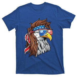 Patriotic Bald Eagle Mullet Usa American Flag 4th Of July Cool Gift T-Shirt