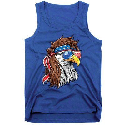 Patriotic Bald Eagle Mullet Usa American Flag 4th Of July Cool Gift Tank Top