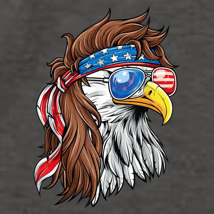 Patriotic Bald Eagle Mullet Usa American Flag 4th Of July Cool Gift Vector Backpack