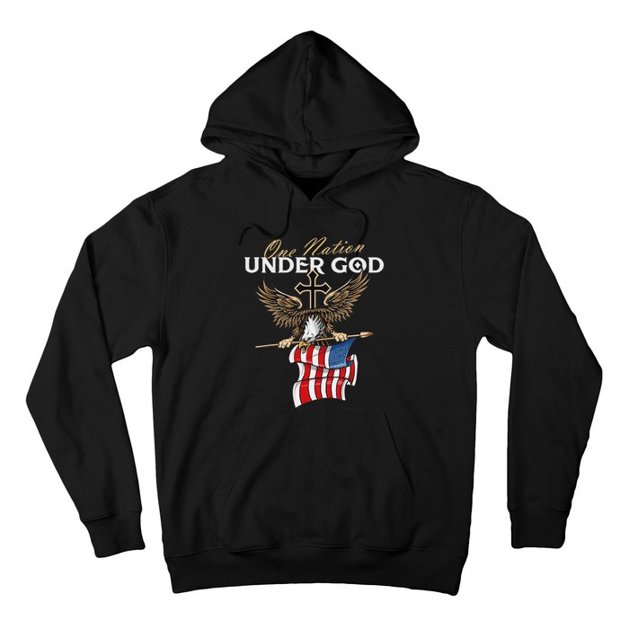 Patriotic Bald Eagle Usa American Flag 4th Of July Fourth Hoodie