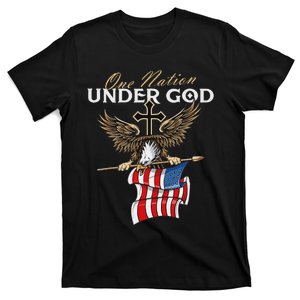 Patriotic Bald Eagle Usa American Flag 4th Of July Fourth T-Shirt