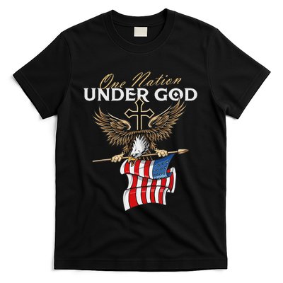 Patriotic Bald Eagle Usa American Flag 4th Of July Fourth T-Shirt