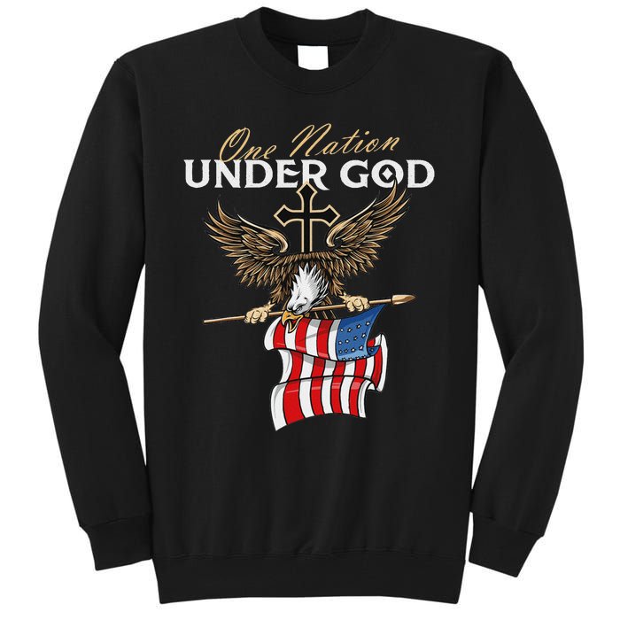 Patriotic Bald Eagle Usa American Flag 4th Of July Fourth Tall Sweatshirt