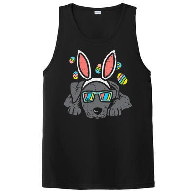 Pitbull Bunny Ears Glasses Easter Eggs Cute Dog Owner Lover PosiCharge Competitor Tank