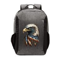 Patriotic Bald Eagle 4th Of JulyMen USA American Flag Vector Backpack