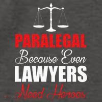 Paralegal Because Even Lawyers Need Heroes Vector Backpack