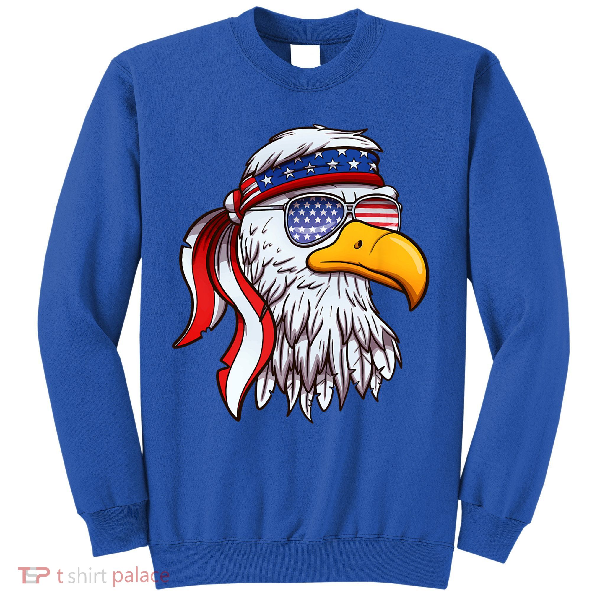 Patriotic Bald Eagle Mullet USA American Flag 4th Of July Sweatshirt