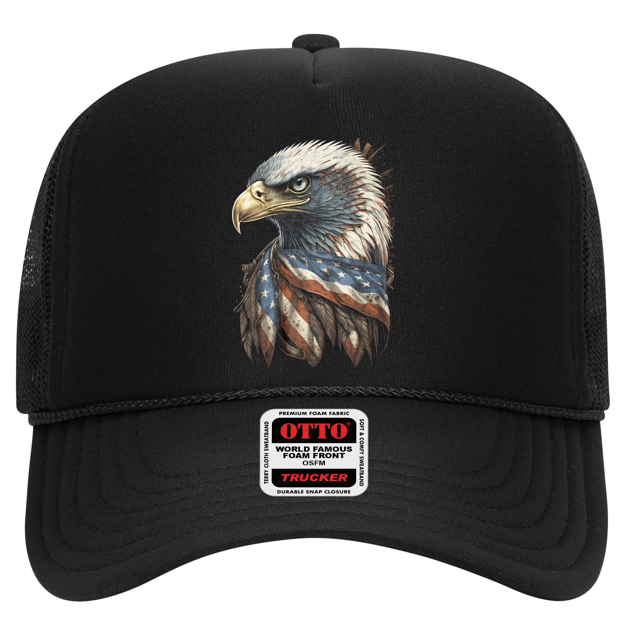 Patriotic Bald Eagle 4th Of July Usa American Flag Hat