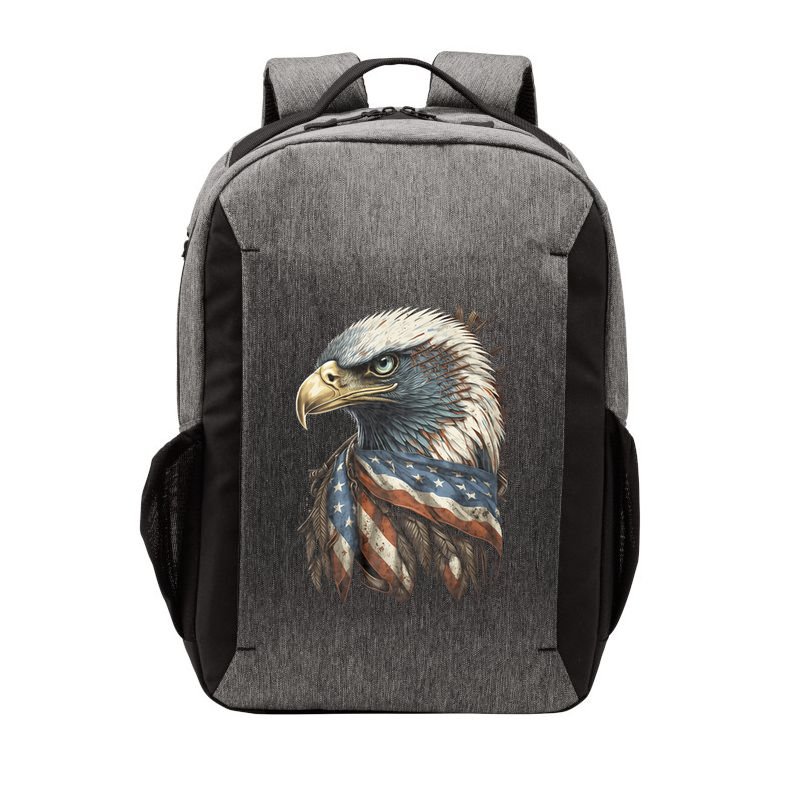 Patriotic Bald Eagle 4th Of July Usa American Flag Vector Backpack