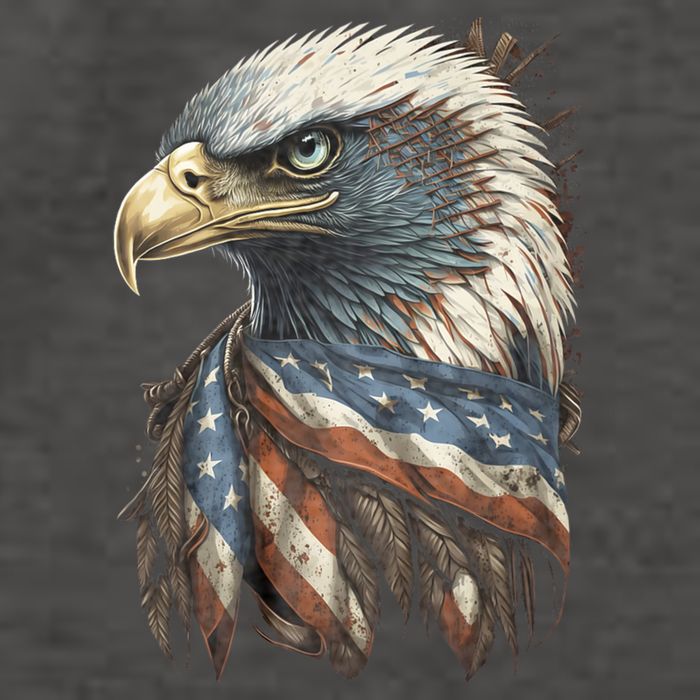 Patriotic Bald Eagle 4th Of July Usa American Flag Vector Backpack