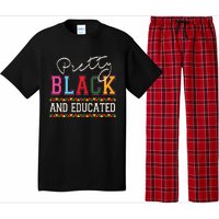 Pretty Black Educated African American History Month Women Pajama Set