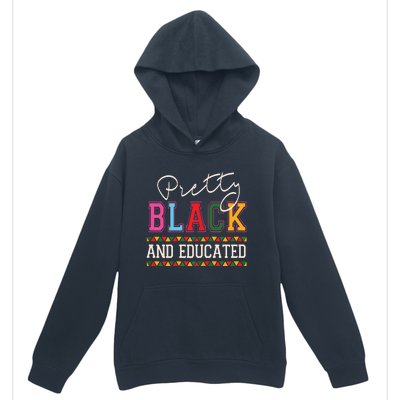 Pretty Black Educated African American History Month Women Urban Pullover Hoodie