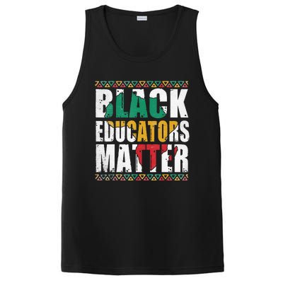 Pride Black Educators Matter Gift History Month Teacher PosiCharge Competitor Tank