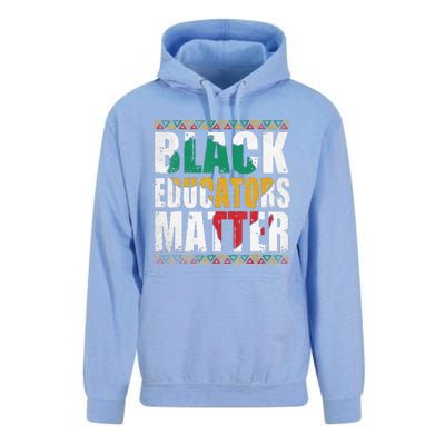 Pride Black Educators Matter Gift History Month Teacher Unisex Surf Hoodie