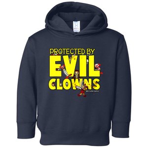 Protected By Evil Clowns Toddler Hoodie