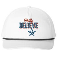 Philly Believe Expression Vintage Style Snapback Five-Panel Rope Hat