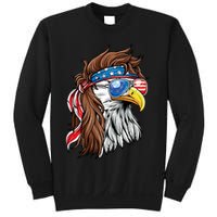 Patriotic Bald Eagle Mullet USA American Flag 4th Of July Sweatshirt