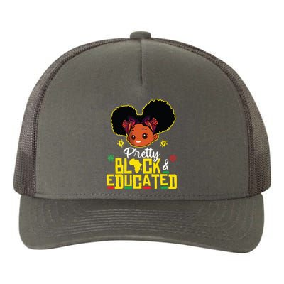 Pretty Black Educated Black History Girl African Yupoong Adult 5-Panel Trucker Hat