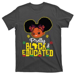 Pretty Black Educated Black History Girl African T-Shirt