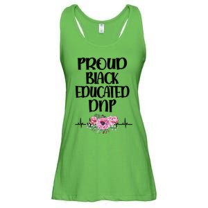 Proud Black Educated Doctor Of Nursing Practice Gift Ladies Essential Flowy Tank