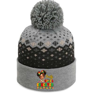 Pretty Black Educated Black History African The Baniff Cuffed Pom Beanie