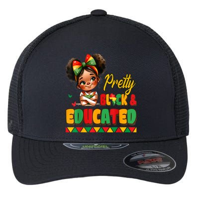 Pretty Black Educated Black History African Flexfit Unipanel Trucker Cap