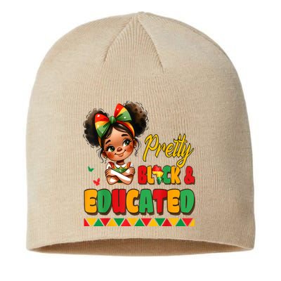 Pretty Black Educated Black History African Sustainable Beanie