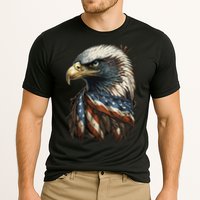Patriotic Bald Eagle 4th Of July USA American Flag Performance Shirt