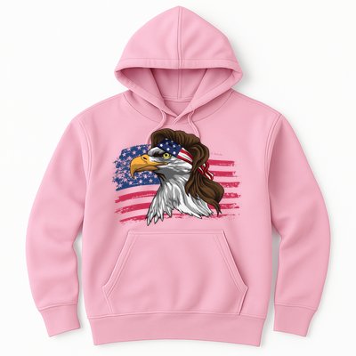 Patriotic Bald Eagle Mullet Usa American Flag 4th Of July Great Gift Hoodie