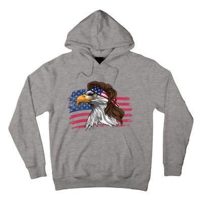 Patriotic Bald Eagle Mullet Usa American Flag 4th Of July Great Gift Tall Hoodie