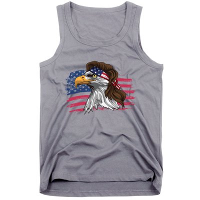 Patriotic Bald Eagle Mullet Usa American Flag 4th Of July Great Gift Tank Top