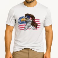 Patriotic Bald Eagle Mullet Usa American Flag 4th Of July Great Gift Cooling Performance Crew T-Shirt