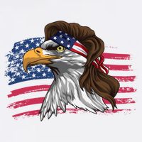 Patriotic Bald Eagle Mullet Usa American Flag 4th Of July Great Gift Cooling Performance Crew T-Shirt