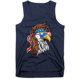 Patriotic Bald Eagle Mullet Usa American Flag 4th Of July Meaningful Gift Tank Top