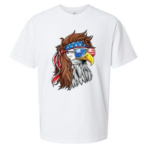 Patriotic Bald Eagle Mullet Usa American Flag 4th Of July Gift Sueded Cloud Jersey T-Shirt