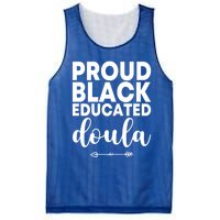 Proud Black Educated Doula Birth Doulas Newborn Labor Coach Gift Mesh Reversible Basketball Jersey Tank